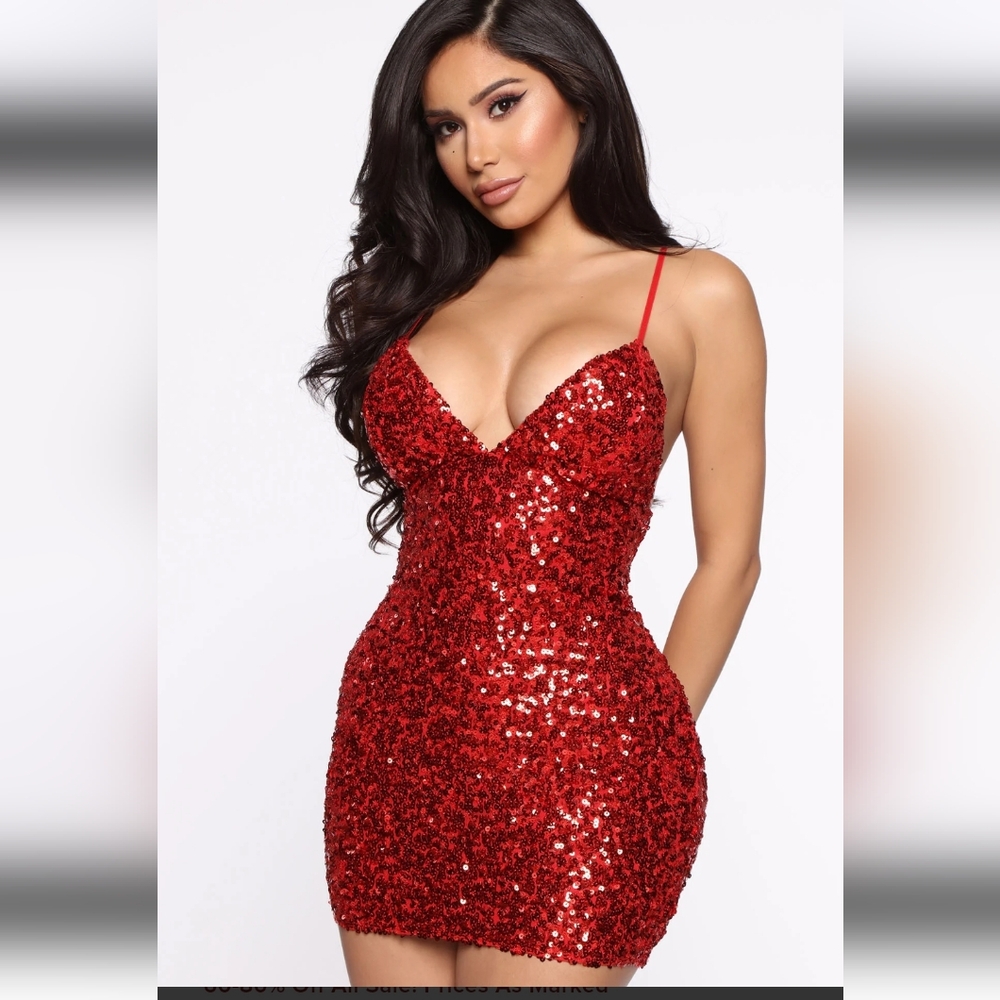 Fashion Nova Sequin Dress